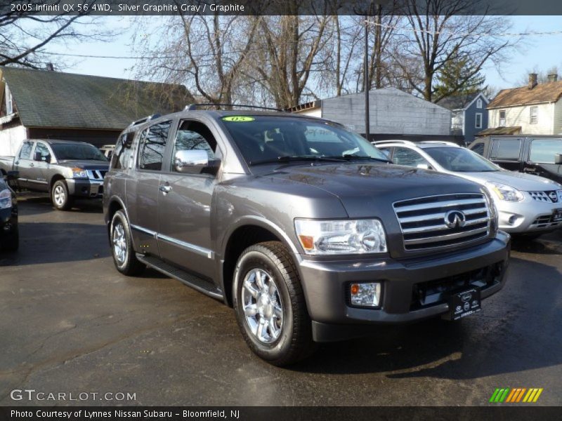 Silver Graphite Gray / Graphite 2005 Infiniti QX 56 4WD