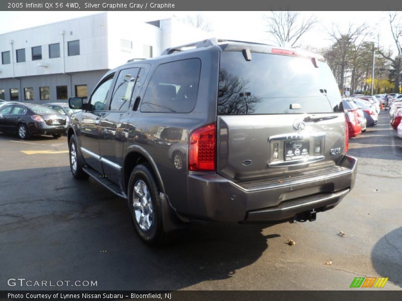 Silver Graphite Gray / Graphite 2005 Infiniti QX 56 4WD