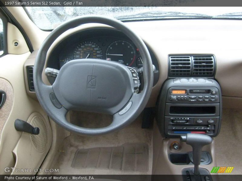Gold / Tan 1997 Saturn S Series SL2 Sedan