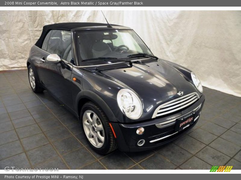 Astro Black Metallic / Space Gray/Panther Black 2008 Mini Cooper Convertible