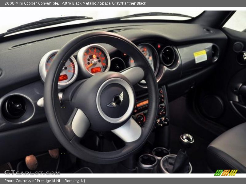Astro Black Metallic / Space Gray/Panther Black 2008 Mini Cooper Convertible