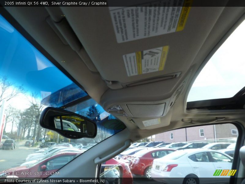 Silver Graphite Gray / Graphite 2005 Infiniti QX 56 4WD