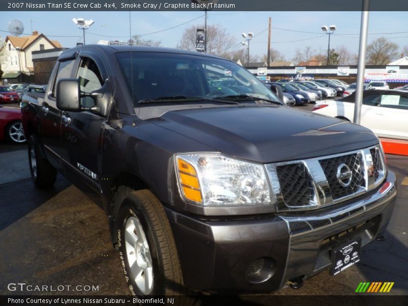 Smoke Gray / Graphite Black/Titanium 2007 Nissan Titan SE Crew Cab 4x4