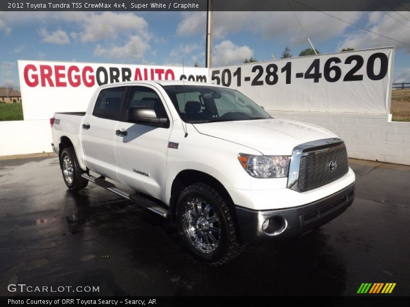Super White / Graphite 2012 Toyota Tundra TSS CrewMax 4x4