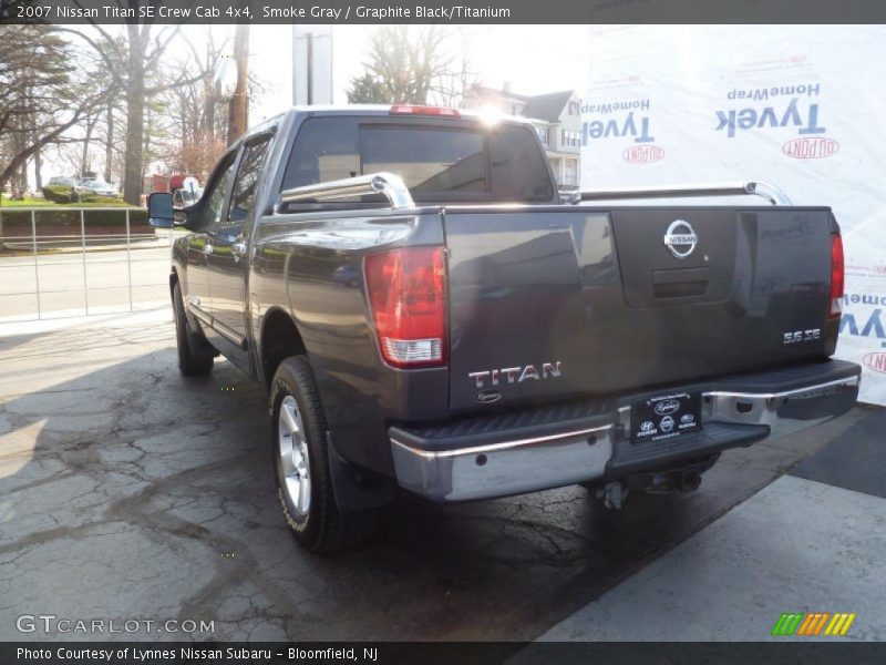 Smoke Gray / Graphite Black/Titanium 2007 Nissan Titan SE Crew Cab 4x4