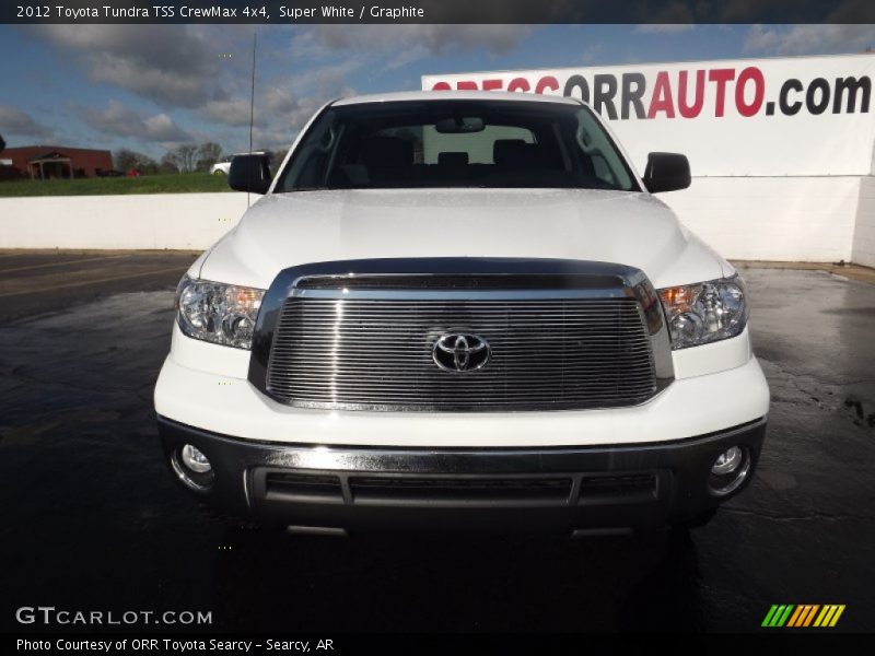 Super White / Graphite 2012 Toyota Tundra TSS CrewMax 4x4