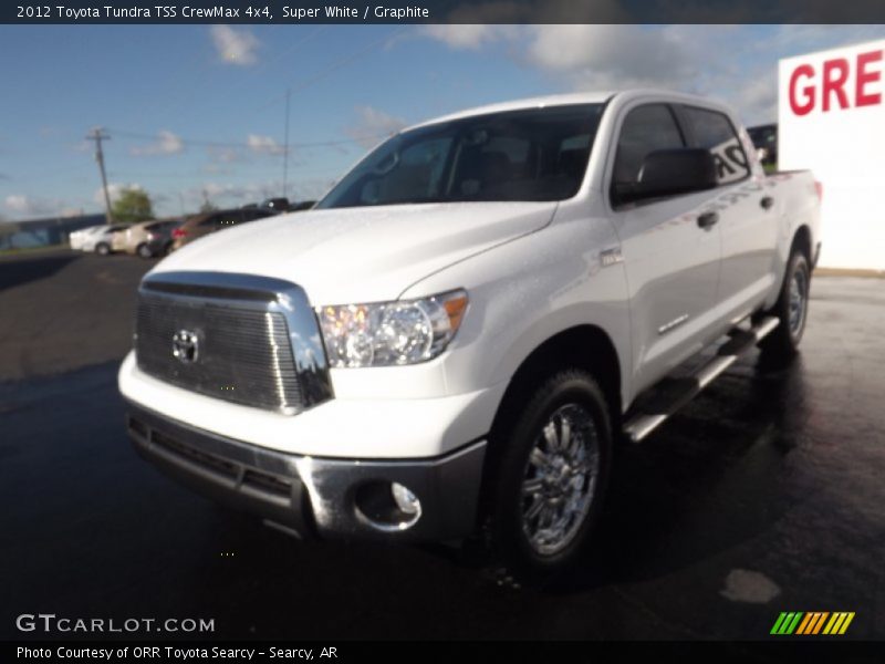 Super White / Graphite 2012 Toyota Tundra TSS CrewMax 4x4