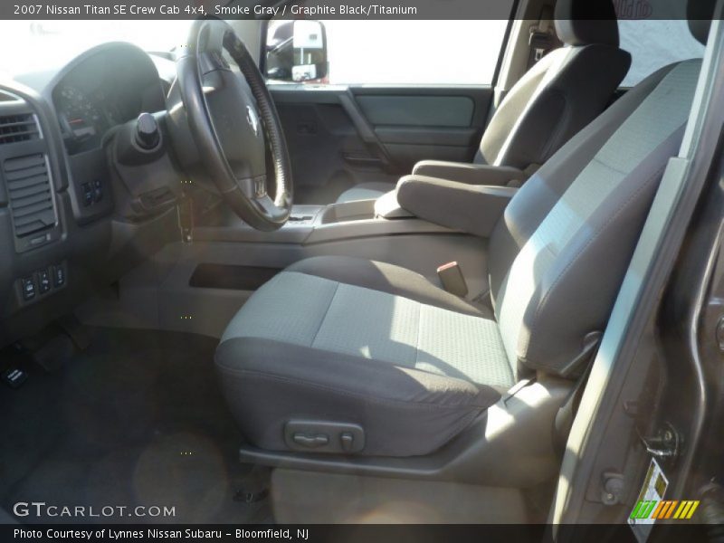 Smoke Gray / Graphite Black/Titanium 2007 Nissan Titan SE Crew Cab 4x4