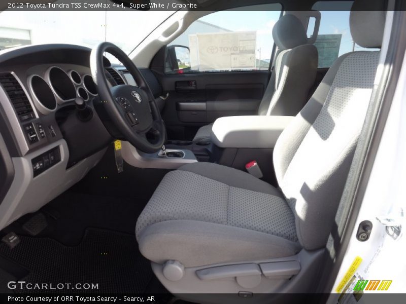 Super White / Graphite 2012 Toyota Tundra TSS CrewMax 4x4