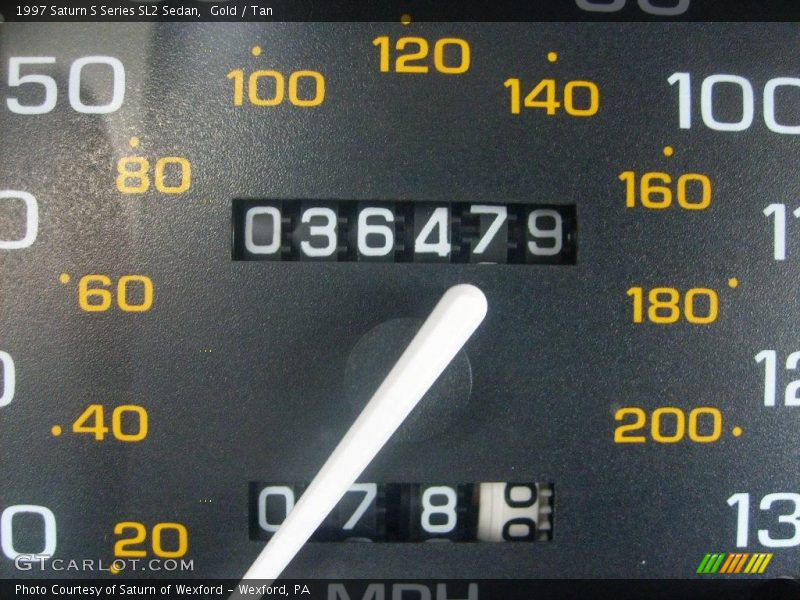Gold / Tan 1997 Saturn S Series SL2 Sedan