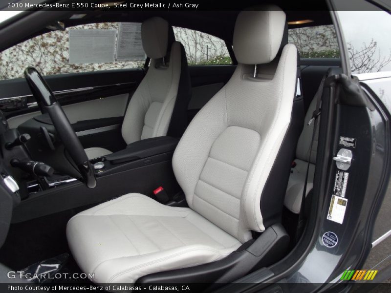  2010 E 550 Coupe Ash Gray Interior