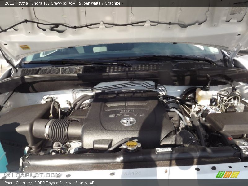 Super White / Graphite 2012 Toyota Tundra TSS CrewMax 4x4