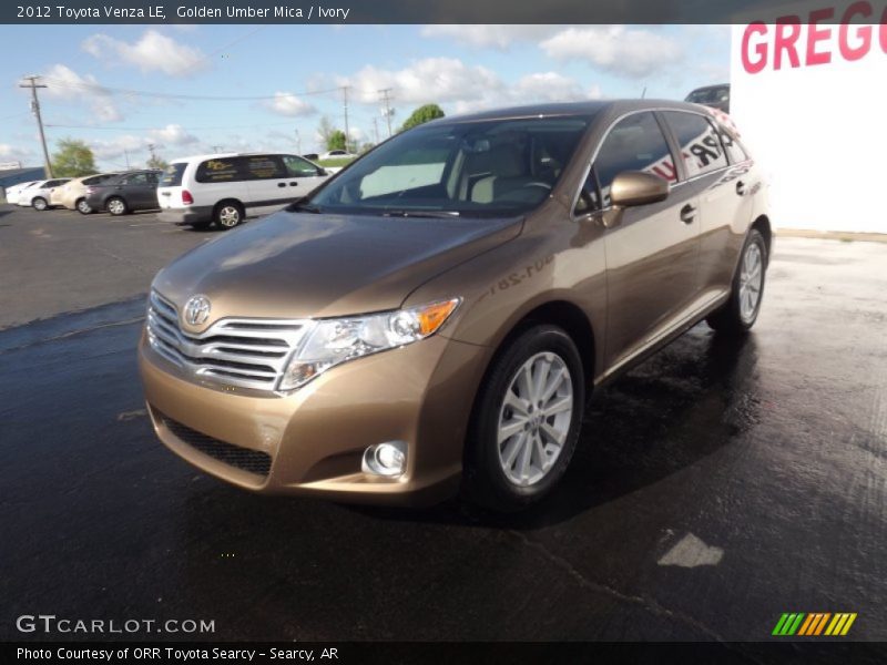 Golden Umber Mica / Ivory 2012 Toyota Venza LE