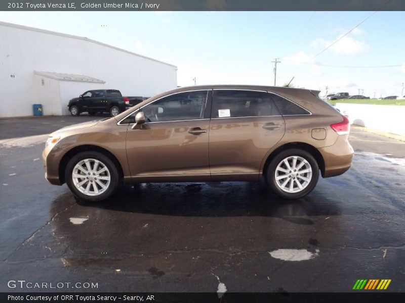 Golden Umber Mica / Ivory 2012 Toyota Venza LE