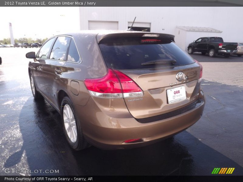 Golden Umber Mica / Ivory 2012 Toyota Venza LE