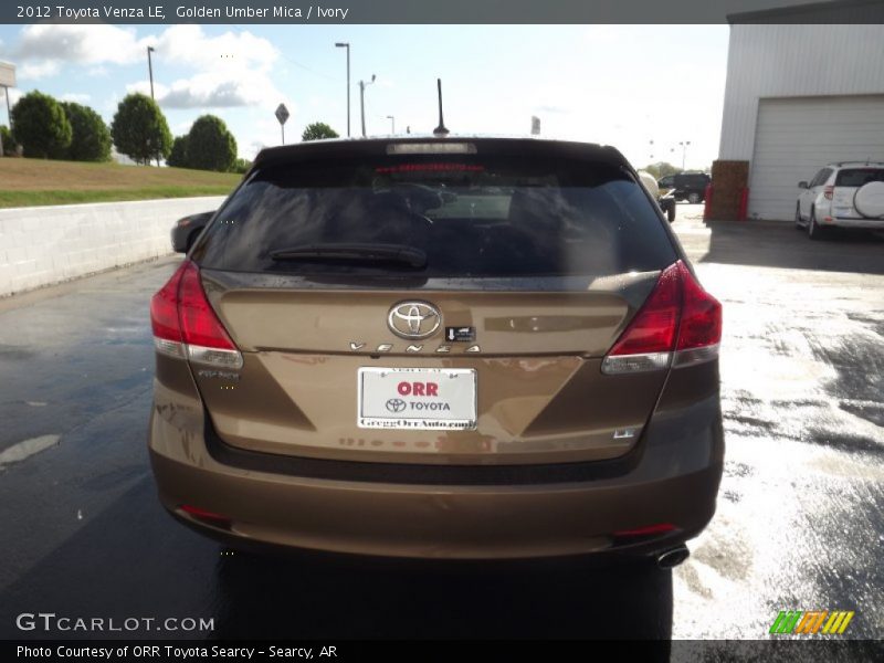 Golden Umber Mica / Ivory 2012 Toyota Venza LE