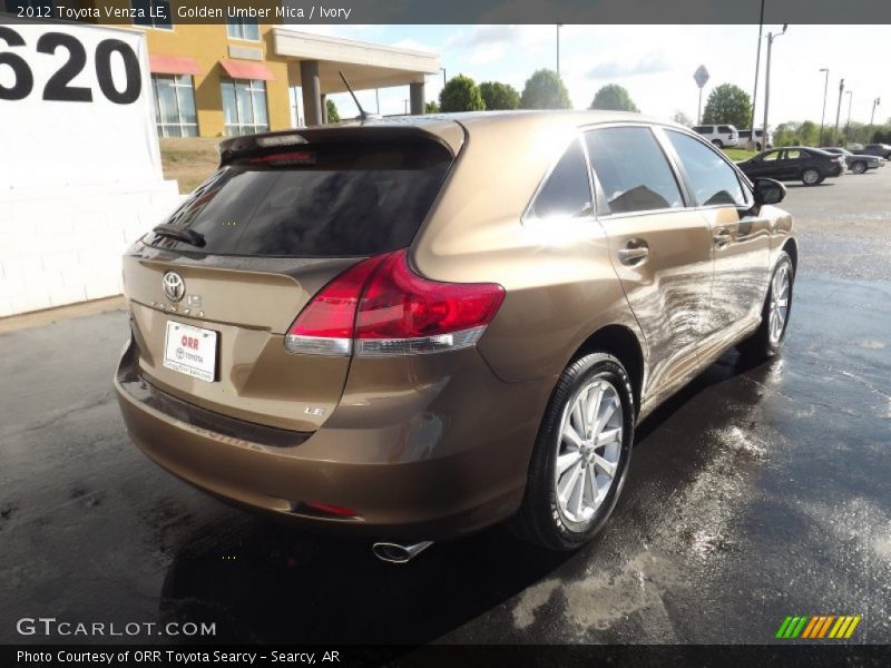 Golden Umber Mica / Ivory 2012 Toyota Venza LE