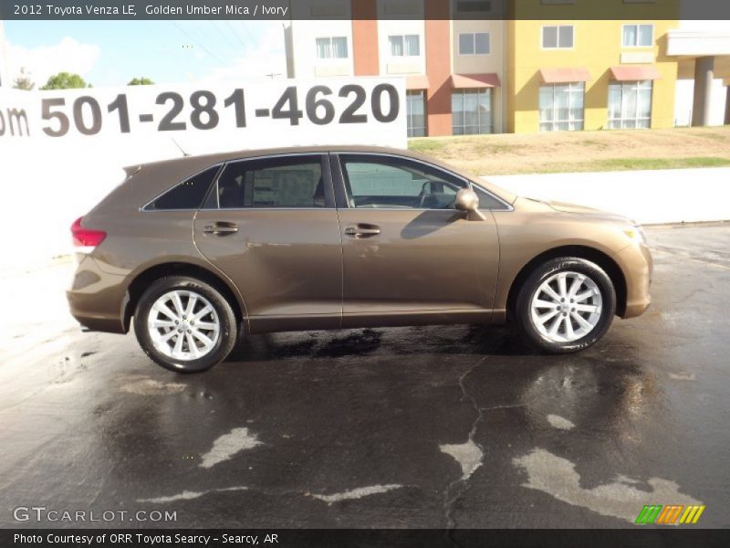 Golden Umber Mica / Ivory 2012 Toyota Venza LE