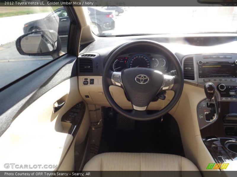Golden Umber Mica / Ivory 2012 Toyota Venza LE