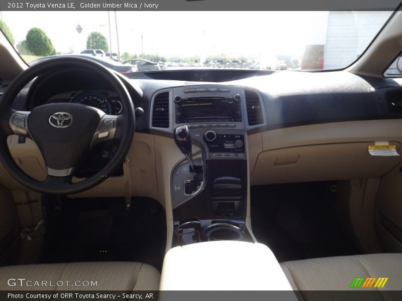 Golden Umber Mica / Ivory 2012 Toyota Venza LE
