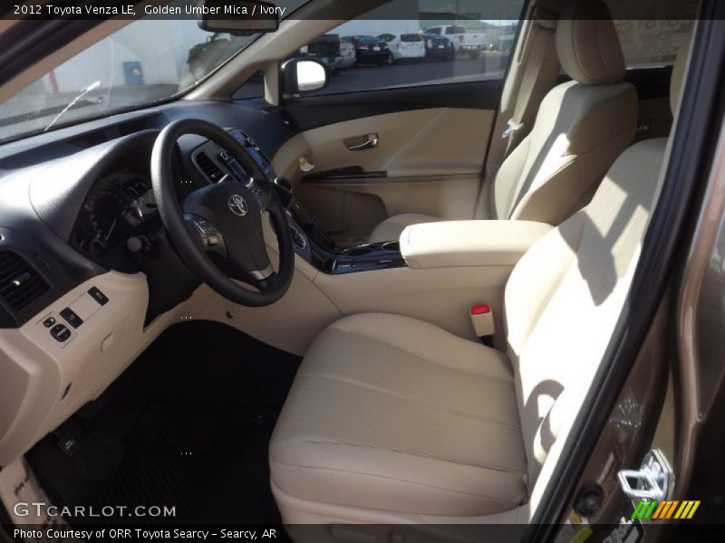 Golden Umber Mica / Ivory 2012 Toyota Venza LE