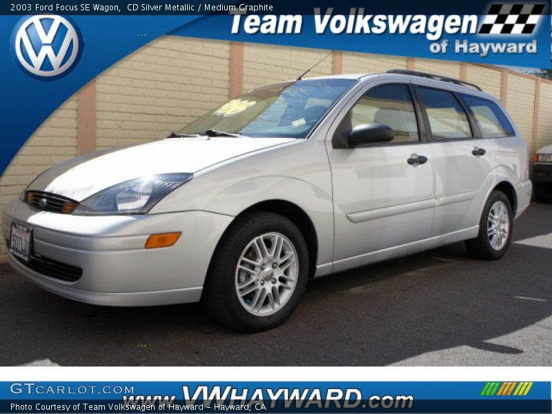CD Silver Metallic / Medium Graphite 2003 Ford Focus SE Wagon