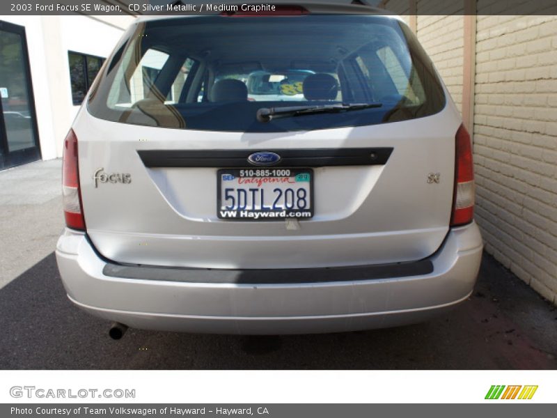 CD Silver Metallic / Medium Graphite 2003 Ford Focus SE Wagon
