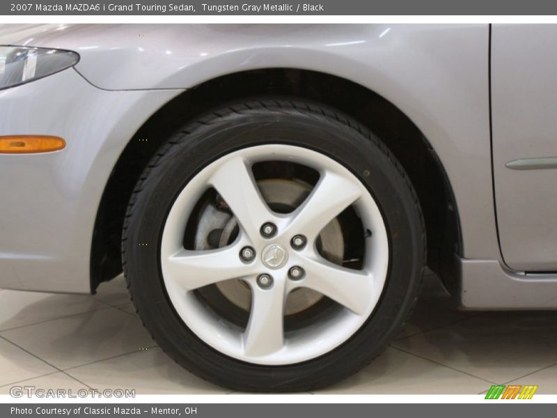 Tungsten Gray Metallic / Black 2007 Mazda MAZDA6 i Grand Touring Sedan