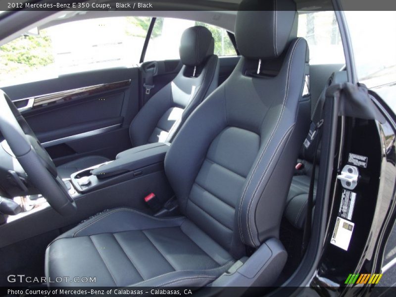 Black / Black 2012 Mercedes-Benz E 350 Coupe