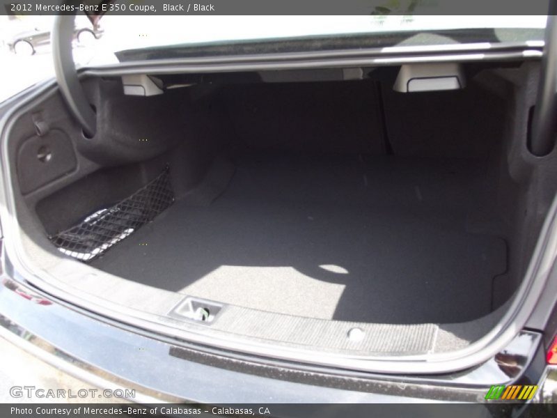 Black / Black 2012 Mercedes-Benz E 350 Coupe