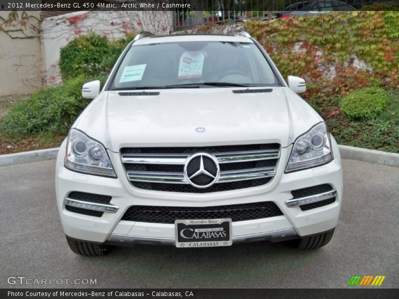 Arctic White / Cashmere 2012 Mercedes-Benz GL 450 4Matic