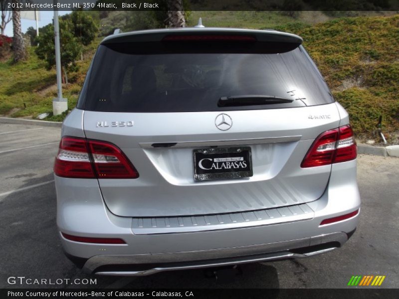 Black / Black 2012 Mercedes-Benz ML 350 4Matic