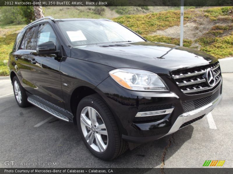 Black / Black 2012 Mercedes-Benz ML 350 BlueTEC 4Matic