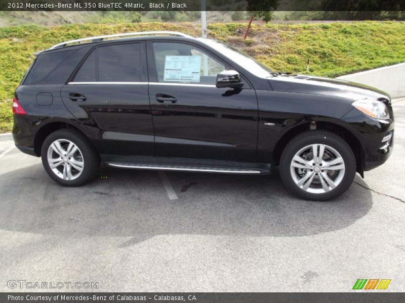 Black / Black 2012 Mercedes-Benz ML 350 BlueTEC 4Matic