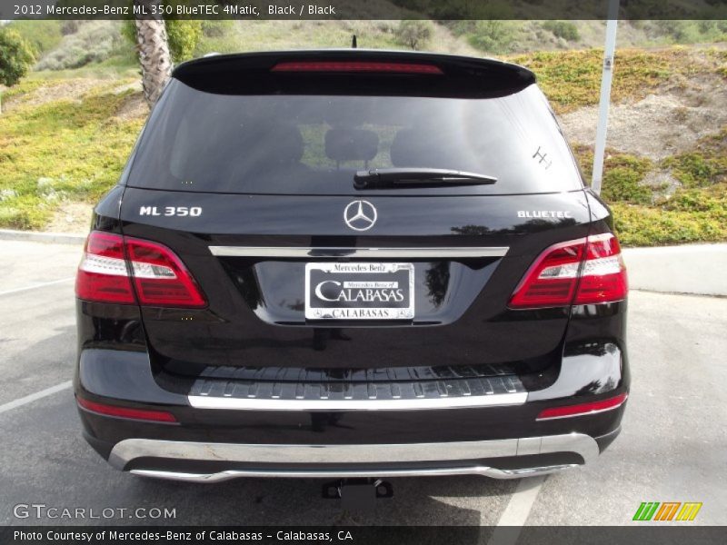 Black / Black 2012 Mercedes-Benz ML 350 BlueTEC 4Matic