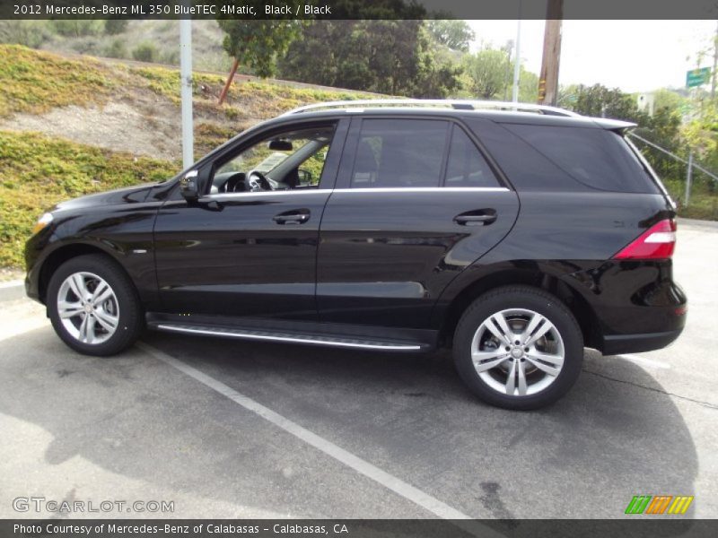 Black / Black 2012 Mercedes-Benz ML 350 BlueTEC 4Matic