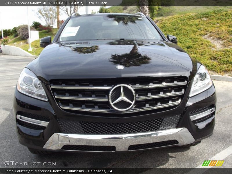 Black / Black 2012 Mercedes-Benz ML 350 BlueTEC 4Matic