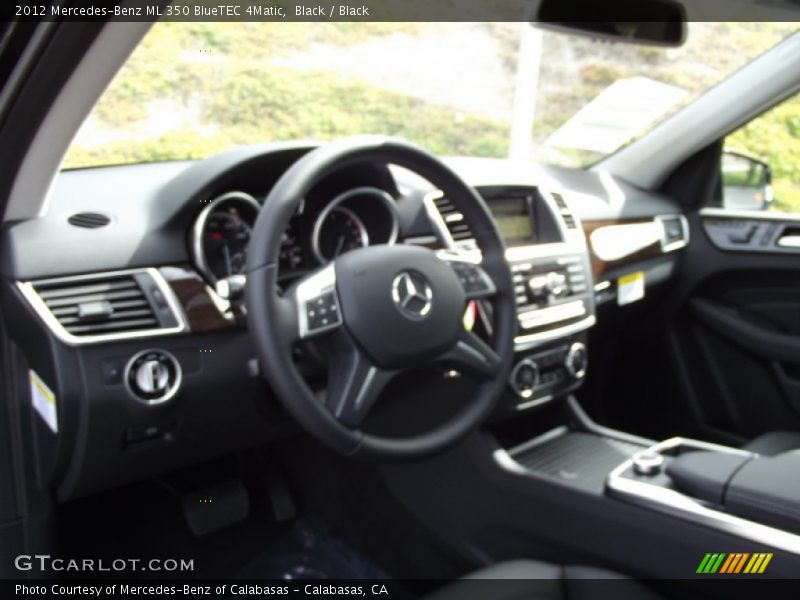 Black / Black 2012 Mercedes-Benz ML 350 BlueTEC 4Matic