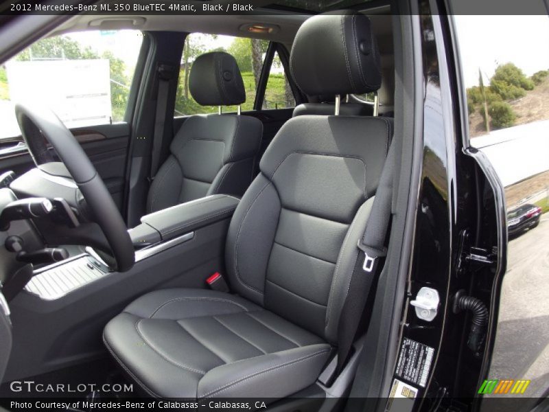 Black / Black 2012 Mercedes-Benz ML 350 BlueTEC 4Matic