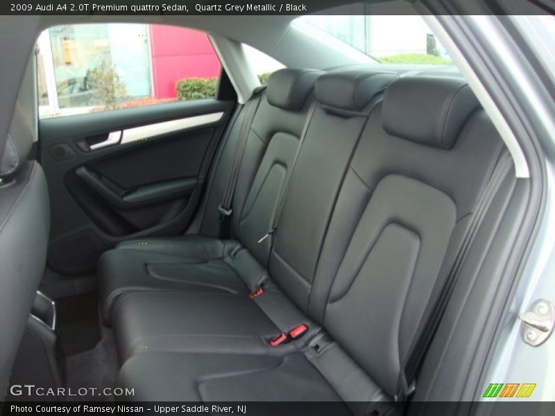 Quartz Grey Metallic / Black 2009 Audi A4 2.0T Premium quattro Sedan