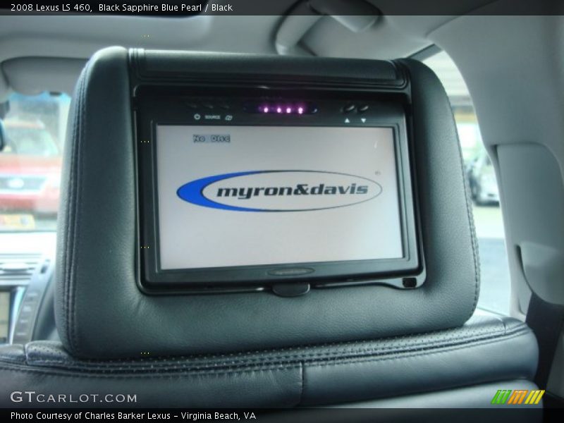 Black Sapphire Blue Pearl / Black 2008 Lexus LS 460