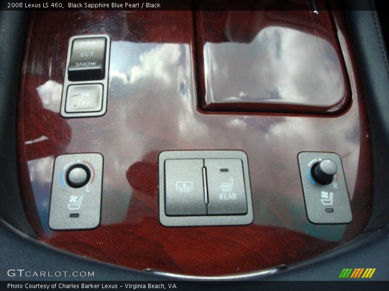 Black Sapphire Blue Pearl / Black 2008 Lexus LS 460
