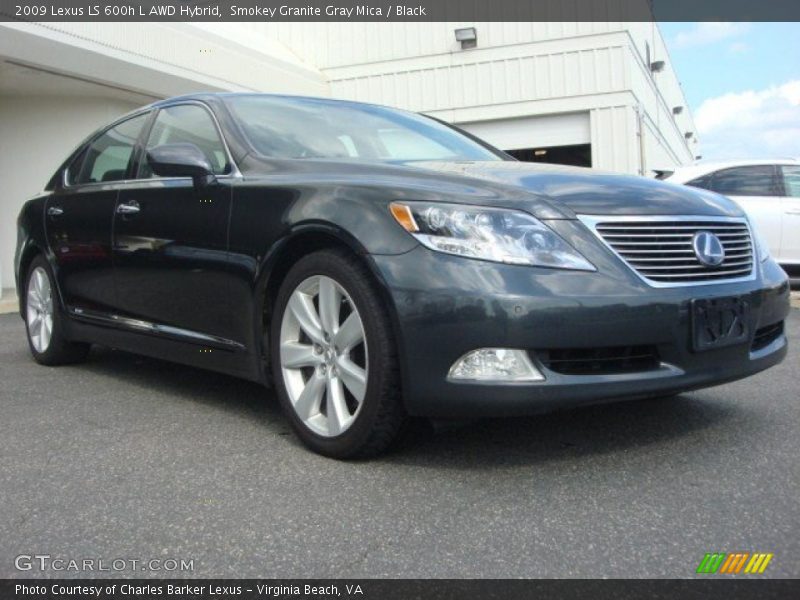 Smokey Granite Gray Mica / Black 2009 Lexus LS 600h L AWD Hybrid