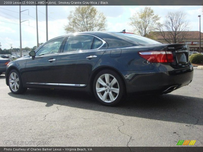Smokey Granite Gray Mica / Black 2009 Lexus LS 600h L AWD Hybrid
