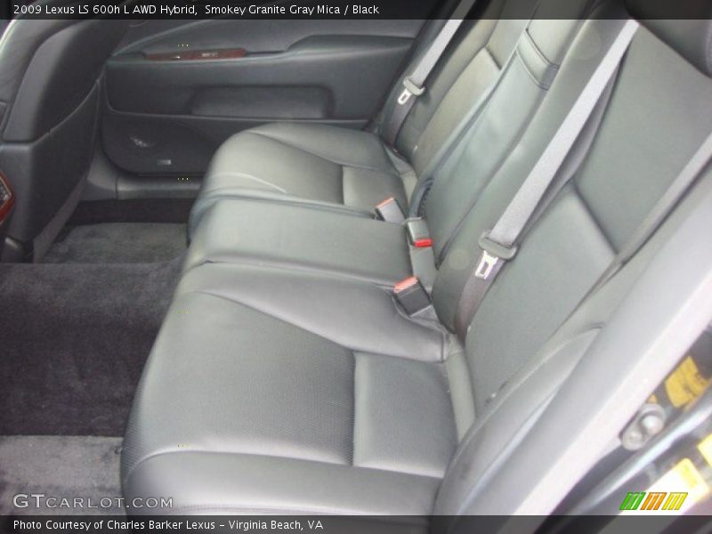 Smokey Granite Gray Mica / Black 2009 Lexus LS 600h L AWD Hybrid