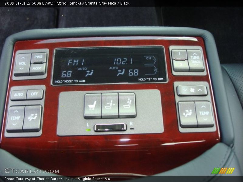 Controls of 2009 LS 600h L AWD Hybrid