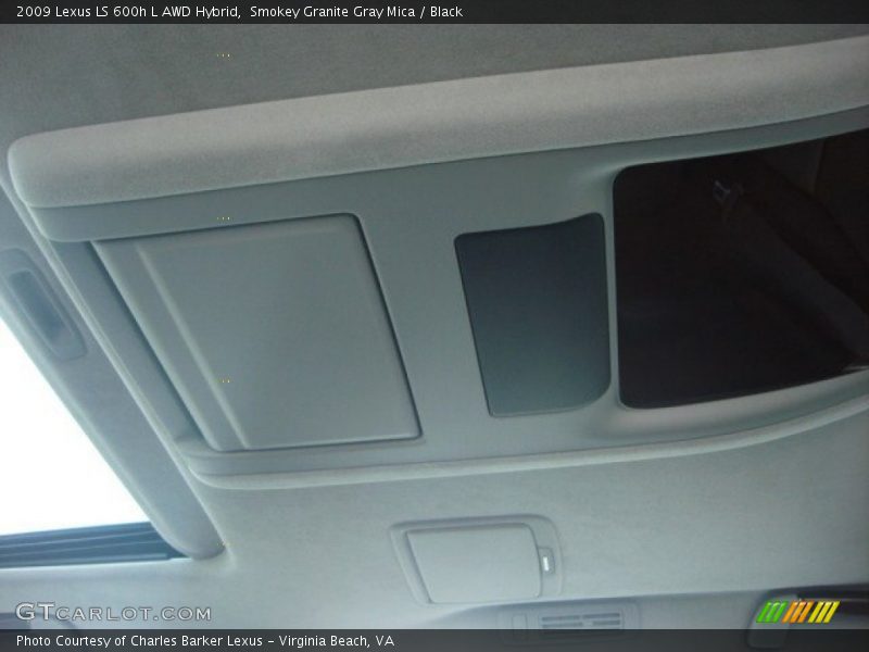 Smokey Granite Gray Mica / Black 2009 Lexus LS 600h L AWD Hybrid