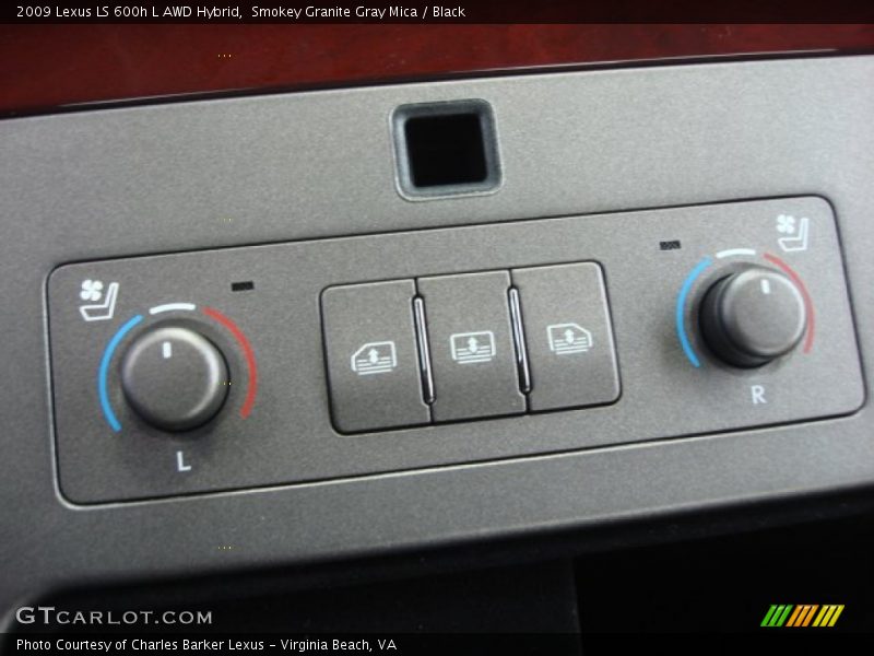 Controls of 2009 LS 600h L AWD Hybrid