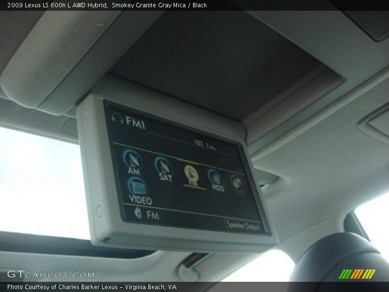 Smokey Granite Gray Mica / Black 2009 Lexus LS 600h L AWD Hybrid