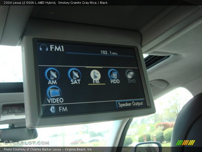 Smokey Granite Gray Mica / Black 2009 Lexus LS 600h L AWD Hybrid